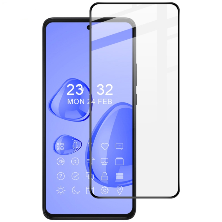 

For Motorola Edge 2022 5G IMAK 9H Full Screen Tempered Glass Film Pro+ Series