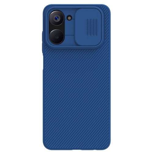 

For Realme 10 4G NILLKIN Black Mirror Series Camshield PC Phone Case(Blue)