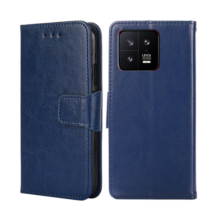 

For Xiaomi 13 Crystal Texture Leather Phone Case(Royal Blue)