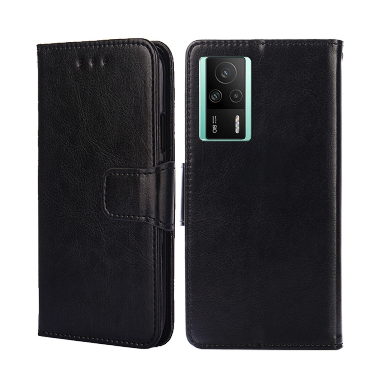 

For Xiaomi Redmi K60E Crystal Texture Leather Phone Case(Black)