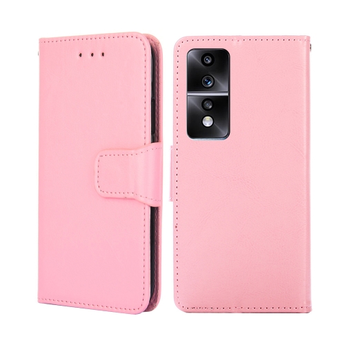 

For Honor 80 GT Crystal Texture Leather Phone Case(Pink)