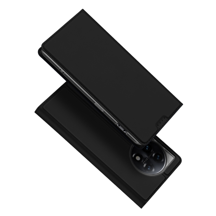 

For OnePlus 11 DUX DUCIS Skin Pro Series Flip Leather Phone Case(Black)