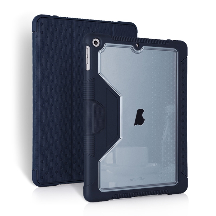 

For iPad 10.2 2019 / 10.2 2020 / 10.2 2021 3-fold TPU Acrylic PC Smart Leather Tablet Case(Blue)