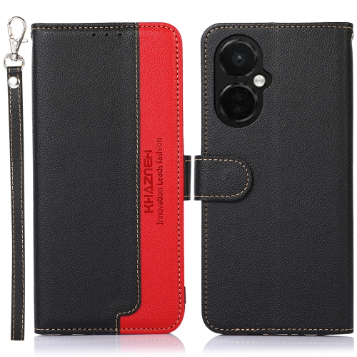 

For OnePlus Nord CE 3 Lite KHAZNEH Litchi Texture Leather RFID Phone Case(Black)