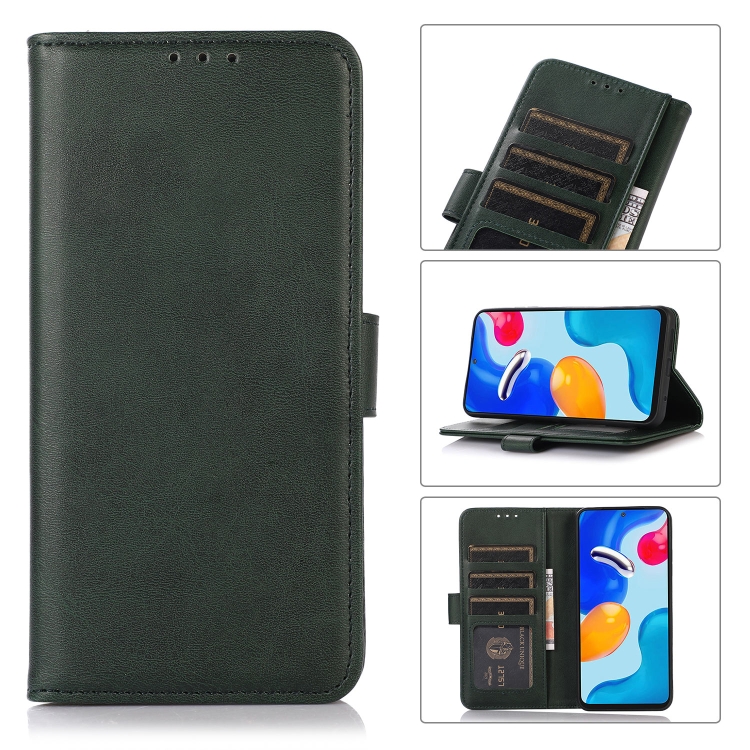 

For Motorola Moto E13 4G Cow Texture Leather Phone Case(Green)
