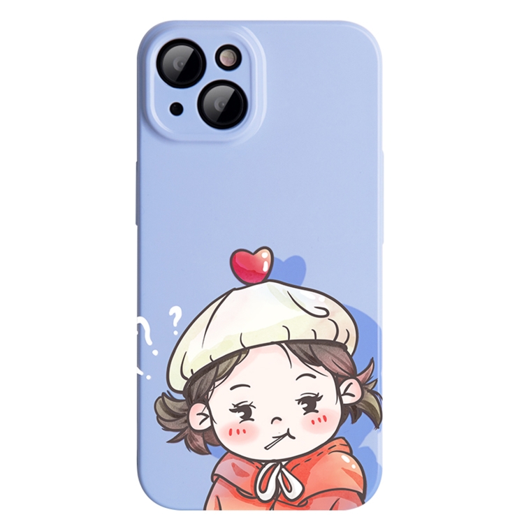 

For iPhone 13 mini Sweethearts Style PC Protective Phone Case(Girl)