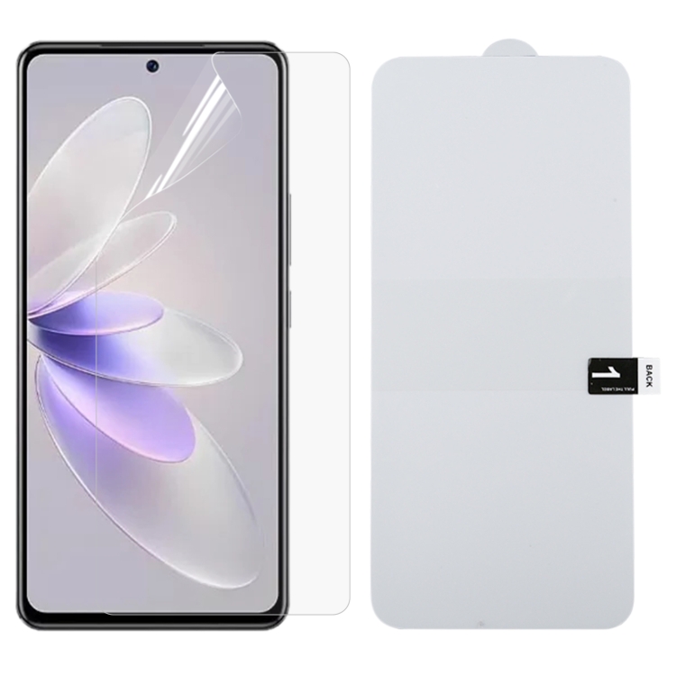 

For vivo V27e Full Screen Protector Explosion-proof Hydrogel Film