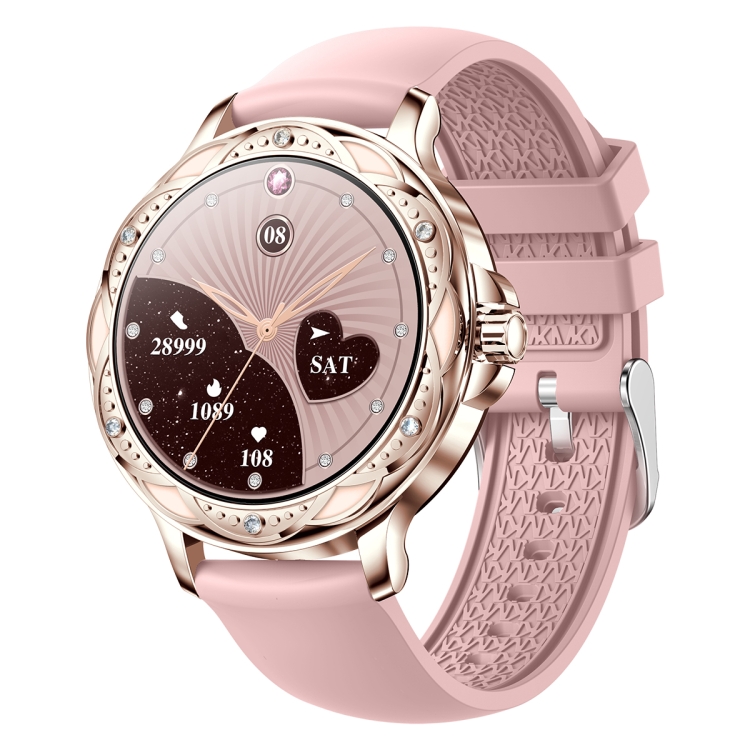 

CF12 1.2 inch Waterproof Smart Silicone Strap Wristband Support Heart Rate Monitoring / Blood Pressure Monitoring(Pink)