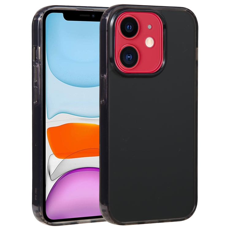 

For iPhone 11 GEBEI Acrylic Phone Case(Transparent Black)