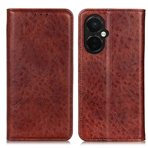 

For OnePlus Nord CE 3 Lite Magnetic Crazy Horse Texture Leather Phone Case(Brown)