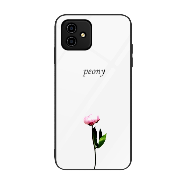 

For Honor Play 40 Plus Colorful Painted Glass Phone Case(A Flower)