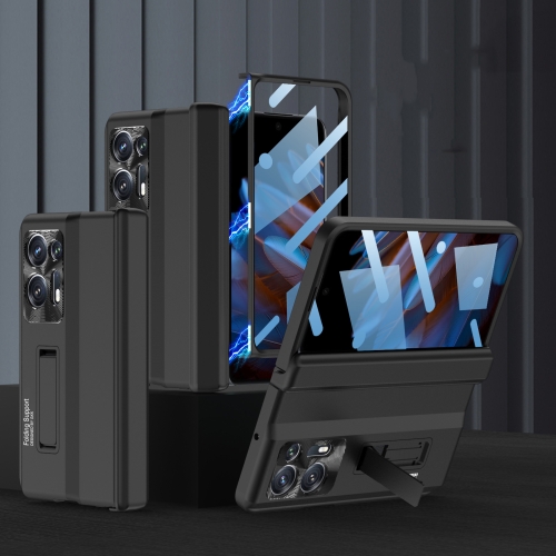 

For OPPO Find N2 GKK Fold Magnetic Hinge Full Coverage Phone Case(Black)
