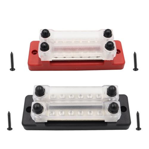 

CP-3110 1 Pair 150A 12-48V RV Yacht Double-row 6-way Busbar