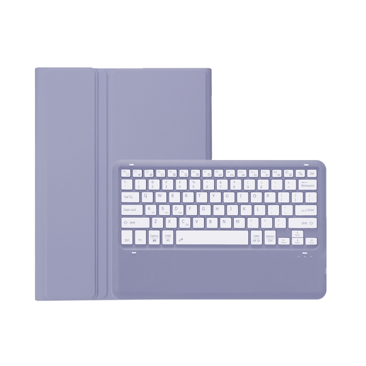 

For Honor Pad V8 Pro AHV8 Ultrathin Detachable Bluetooth Keyboard Leather Tablet Case(Purple)