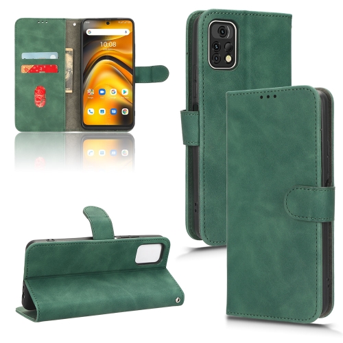 

For UMIDIGI A13 Pro 5G Skin Feel Magnetic Flip Leather Phone Case(Green)