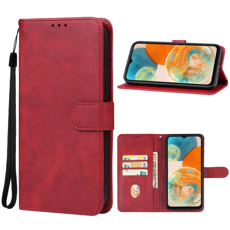 

For Samsung Galaxy A23 5G Leather Phone Case(Red)