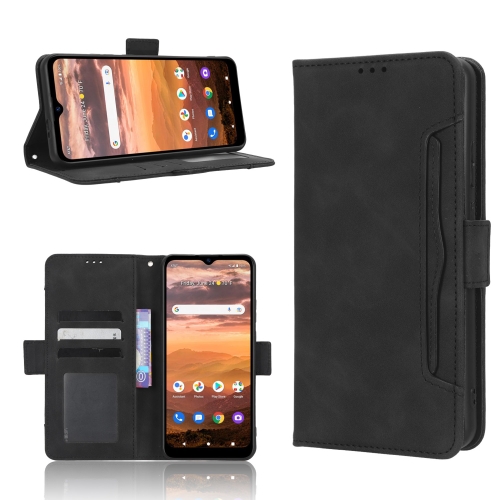 

For AT&T Motivate Max U668AA Skin Feel Calf Texture Card Slots Leather Phone Case(Black)