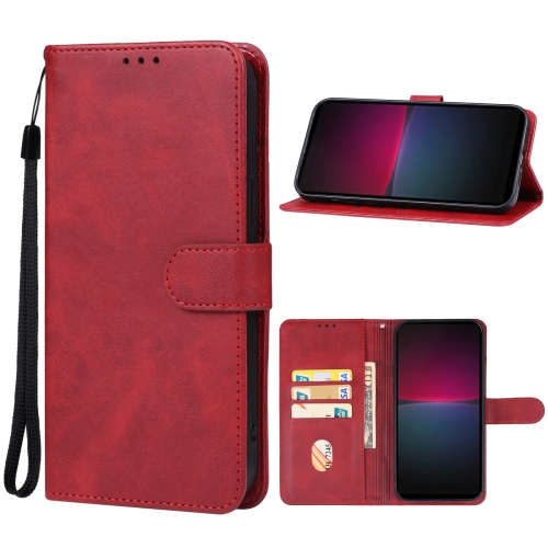 

For Sony Xperia 10 V Leather Phone Case(Red)