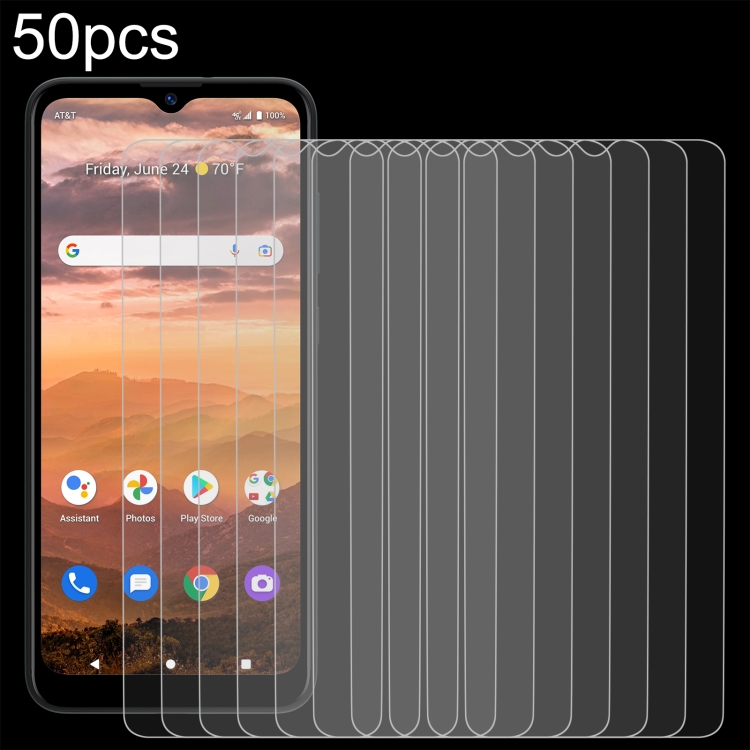 

For AT&T Maestro 3 50pcs 0.26mm 9H 2.5D Tempered Glass Film