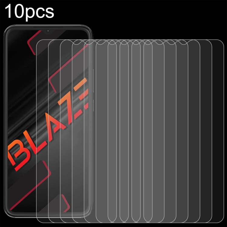 

For Lava Blaze 10pcs 0.26mm 9H 2.5D Tempered Glass Film