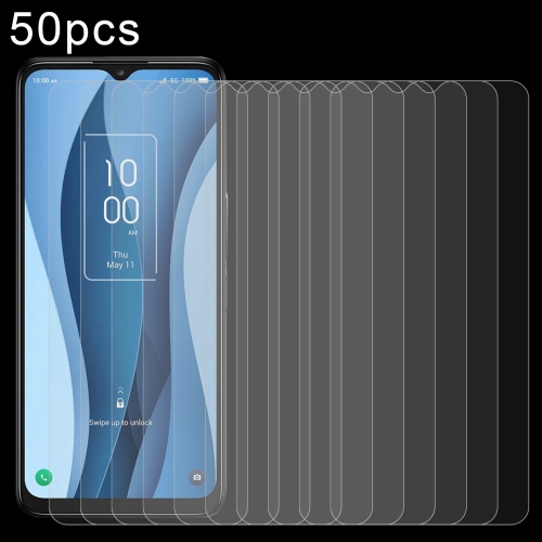 

For TCL 40 X 50 PCS 0.26mm 9H 2.5D Tempered Glass Film