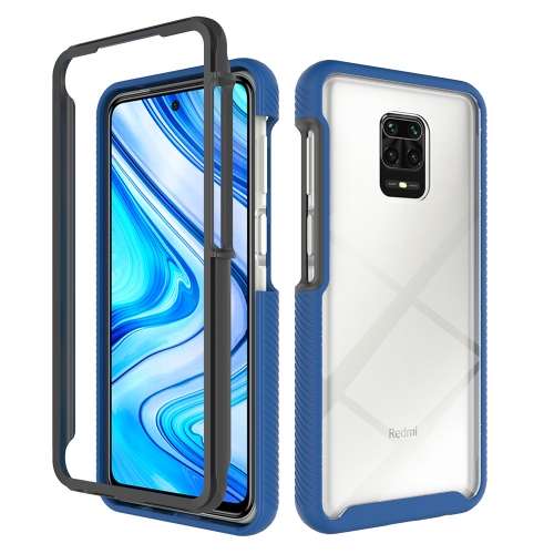 

For Xiaomi Redmi Note 9S / Note 9 Pro Starry Sky Solid Color Series Shockproof PC + TPU Protective Case(Royal Blue)