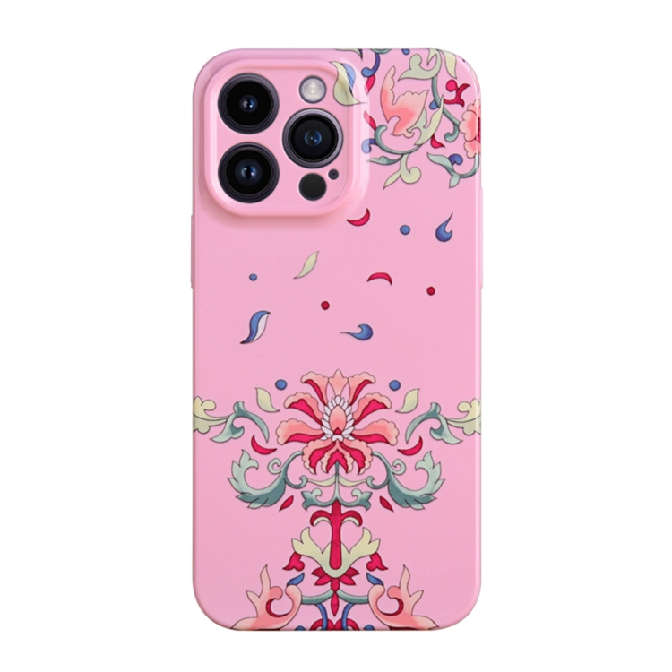 

For iPhone 14 Pro Max Film Craft Hard PC Phone Case(Blooming Rich)
