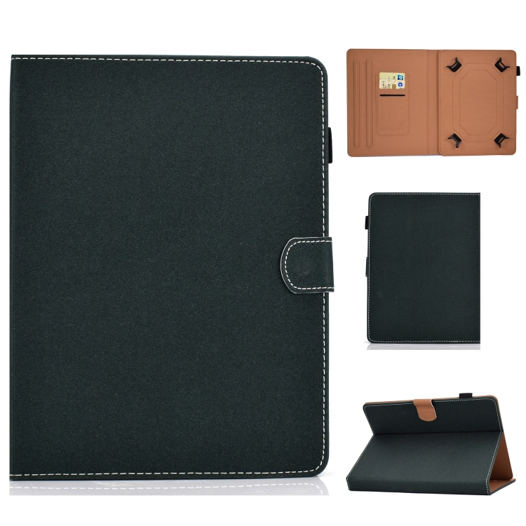 

For 8 inch Solid Color Tablet PC Universal Magnetic Horizontal Flip Leather Case with Card Slots & Holder(Green)