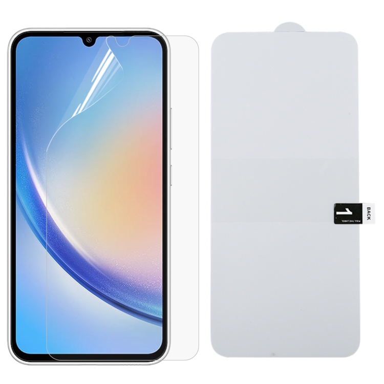 

For Samsung Galaxy A34 Full Screen Protector Explosion-proof Hydrogel Film