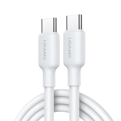

USAMS US-SJ615 U84 PD100W USB-C / Type-C to USB-C / Type-C Charging Data Cable, Cable Length:3m(White)