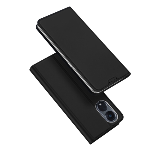

For OPPO Reno8 T 5G DUX DUCIS Skin Pro Series Horizontal Flip Phone Leather Case(Black)