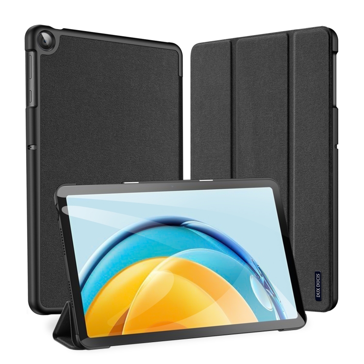 

For Huawei MatePad SE 10.4 2022 DUX DUCIS Domo Series Magnetic Flip Leather Tablet Case(Black)
