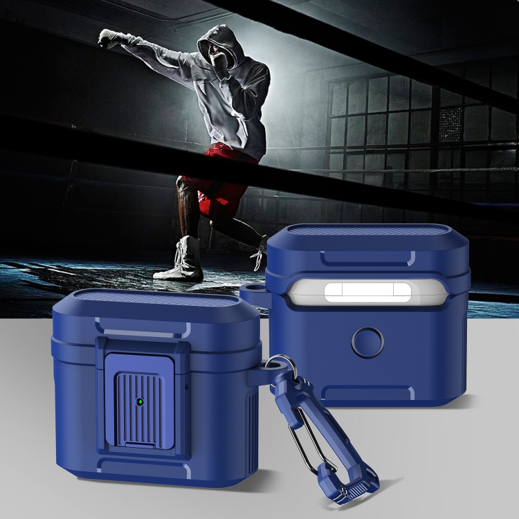 

For AirPods 3 Earphone TPU + PC Protective Case(Blue)