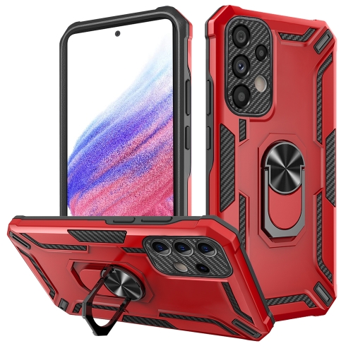 

For Samsung Galaxy A53 5G Warship Armor 2 in 1 Shockproof Phone Case(Red)