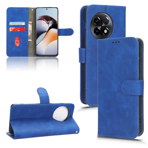 

For OnePlus 11R 5G / Ace 2 5G Skin Feel Magnetic Flip Leather Phone Case(Blue)