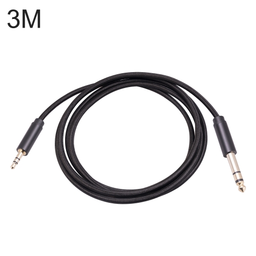 

3662BK 3.5mm Male to 6.35mm Male Stereo Audio Cable, Length:3m