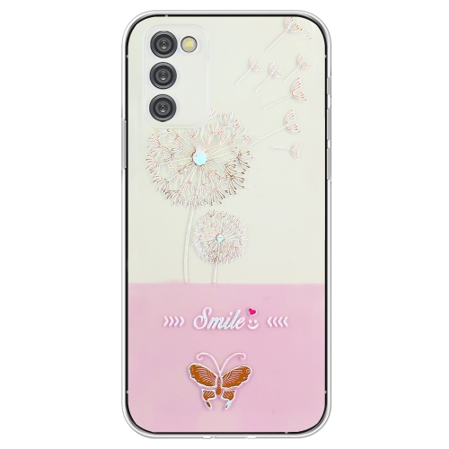 

For Samsung Galaxy A34 5G Bronzing Butterfly Flower TPU Phone Case(Dandelions)