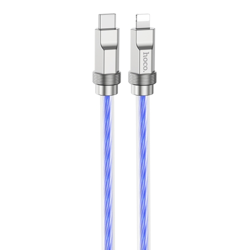 

hoco U113 PD 20W USB-C/Type-C to 8 Pin Silicone Data Cable, Length: 1m(Blue)