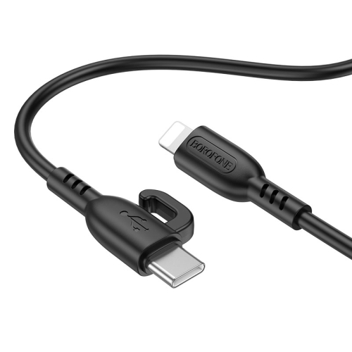 

Borofone BX91 Type-C to 8 Pin Symbol PD Charging Data Cable, Length:1m(Black)