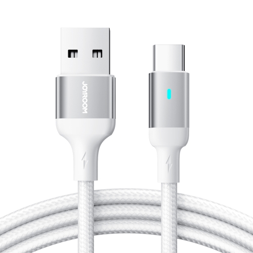 

JOYROOM S-UC027A10 Extraordinary Series 3A USB-A to USB-C / Type-C Fast Charging Data Cable, Cable Length:1.2m(White)