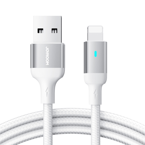 

JOYROOM S-UL012A10 Extraordinary Series 2.4A USB-A to 8 Pin Fast Charging Data Cable, Cable Length:2m(White)