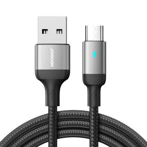 

JOYROOM S-UM018A10 Extraordinary Series 2.4A USB-A to Micro USB Fast Charging Data Cable, Cable Length:1.2m(Black)