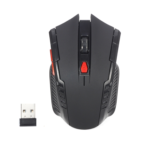 HXSJ A882 6-keys 2.4G 1600DPI Three-speed Adjustable Wireless Office Mouse(Black)