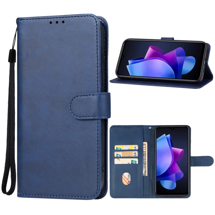 

For TECNO Spark Go 2023 Leather Phone Case(Blue)