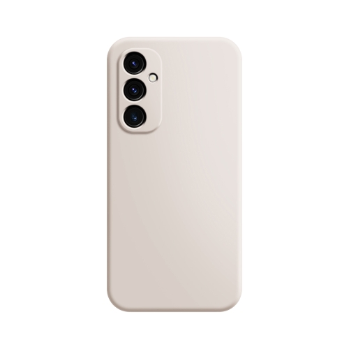 For Samsung Galaxy A14 5G Imitation Liquid Silicone Phone Case(White) sunlu 5kg silk 3d filament 1 75mm arranged neatly close to silk effect no bubble non toxic odorless good toughness
