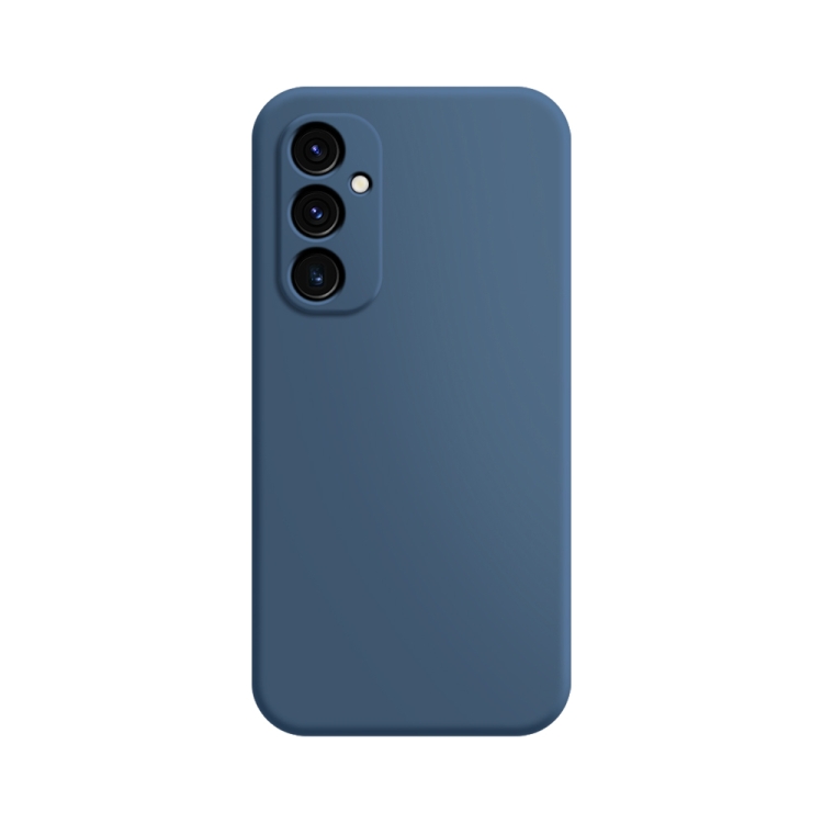 

For Samsung Galaxy A34 5G Imitation Liquid Silicone Phone Case(Blue)