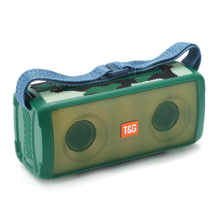 

T&G TG345 Portable Outdoor Color LED Wireless Bluetooth Speaker(Green)