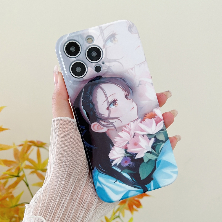 

For iPhone 14 PC Phone Case(Holding Lilies)