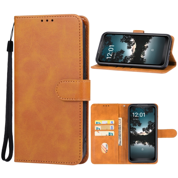 

For AGM G2 Pro Leather Phone Case(Brown)