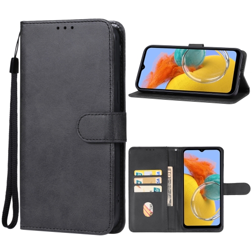 

For Samsung Galaxy F14 Leather Phone Case(Black)